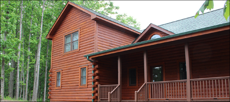 Log Home Staining in Ashland County, Ohio
